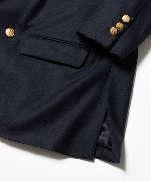 MR.OLIVE / PREMIUM WOOL SAXONY / BOUBLE BREASTED BLAZER ミスターオリーブ/プレミアムウールサキソニー / ダブルブレスト ブレザー